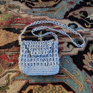 Unique & hand crocheted pop tab purse!